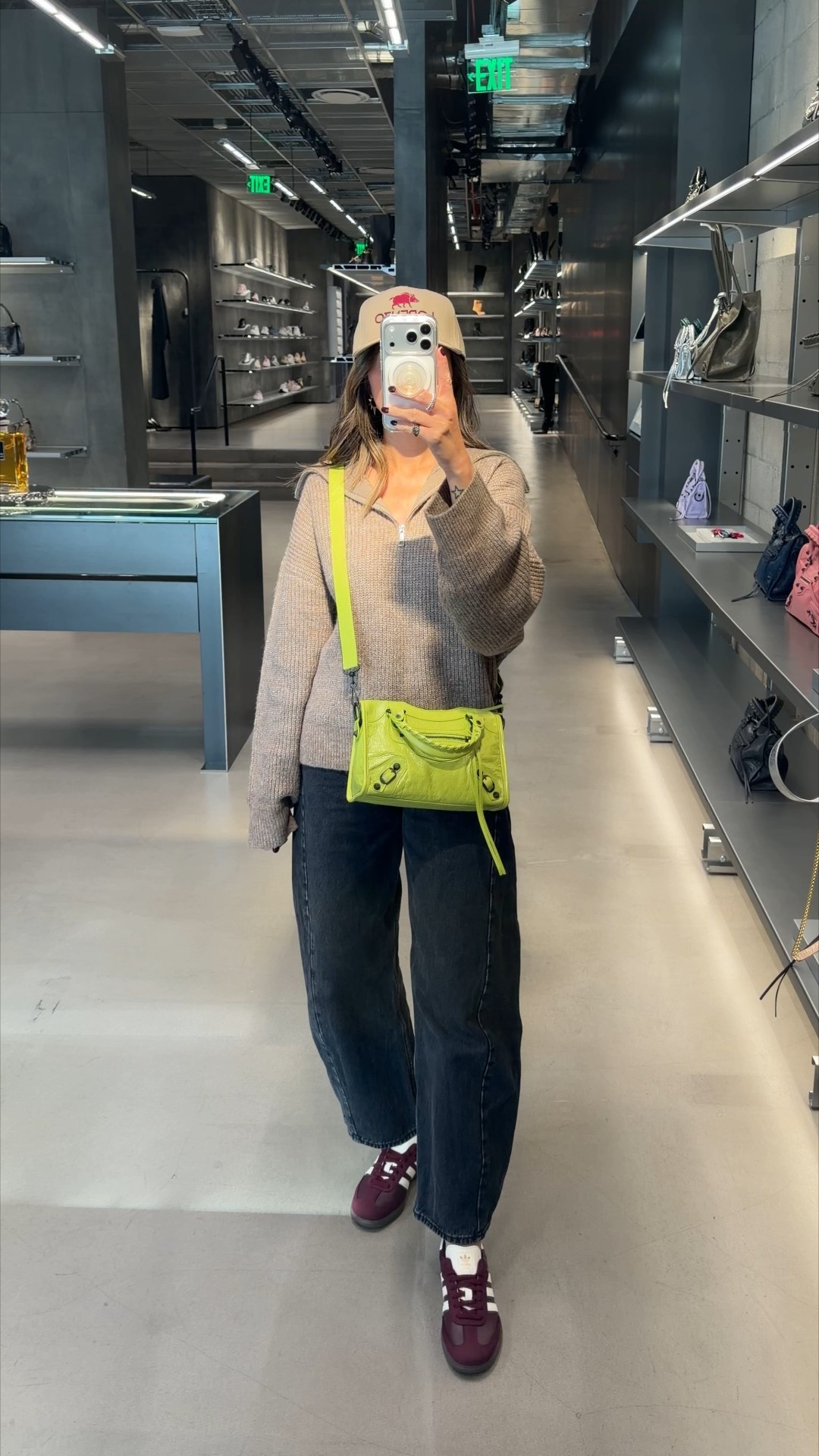 OOTD ⚡️ Love this mini designer bag in my favorite color, chartreuse. So happy that the iconic Balenciaga city bag is trending again. I am wearing the mini size and it holds so much inside. Comes in a ton of different colors. 

Ootd, designer bag, small bag, crossbody bag, The Stylizt 



#LTKOver40 #LTKootd #LTKTravel