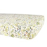 Bebe au Lait Flutterby Bamboo Blend Crib Sheet, Peach, One Size (CSBBFT) | Amazon (US)