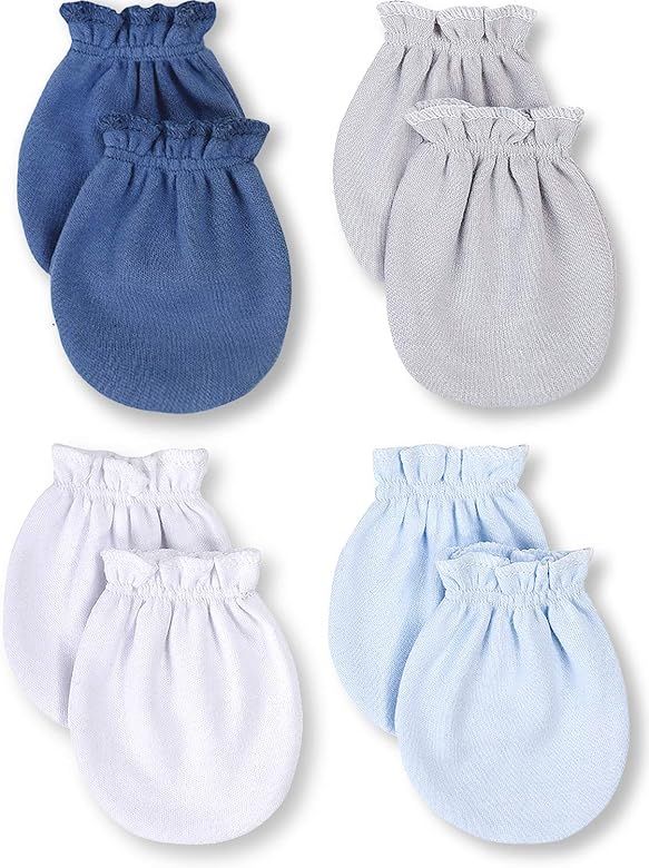 Baby Mittens Newborn - 100% Organic Cotton, Soft No Scratch Gloves - Hypoallergenic Infant Hand M... | Amazon (US)