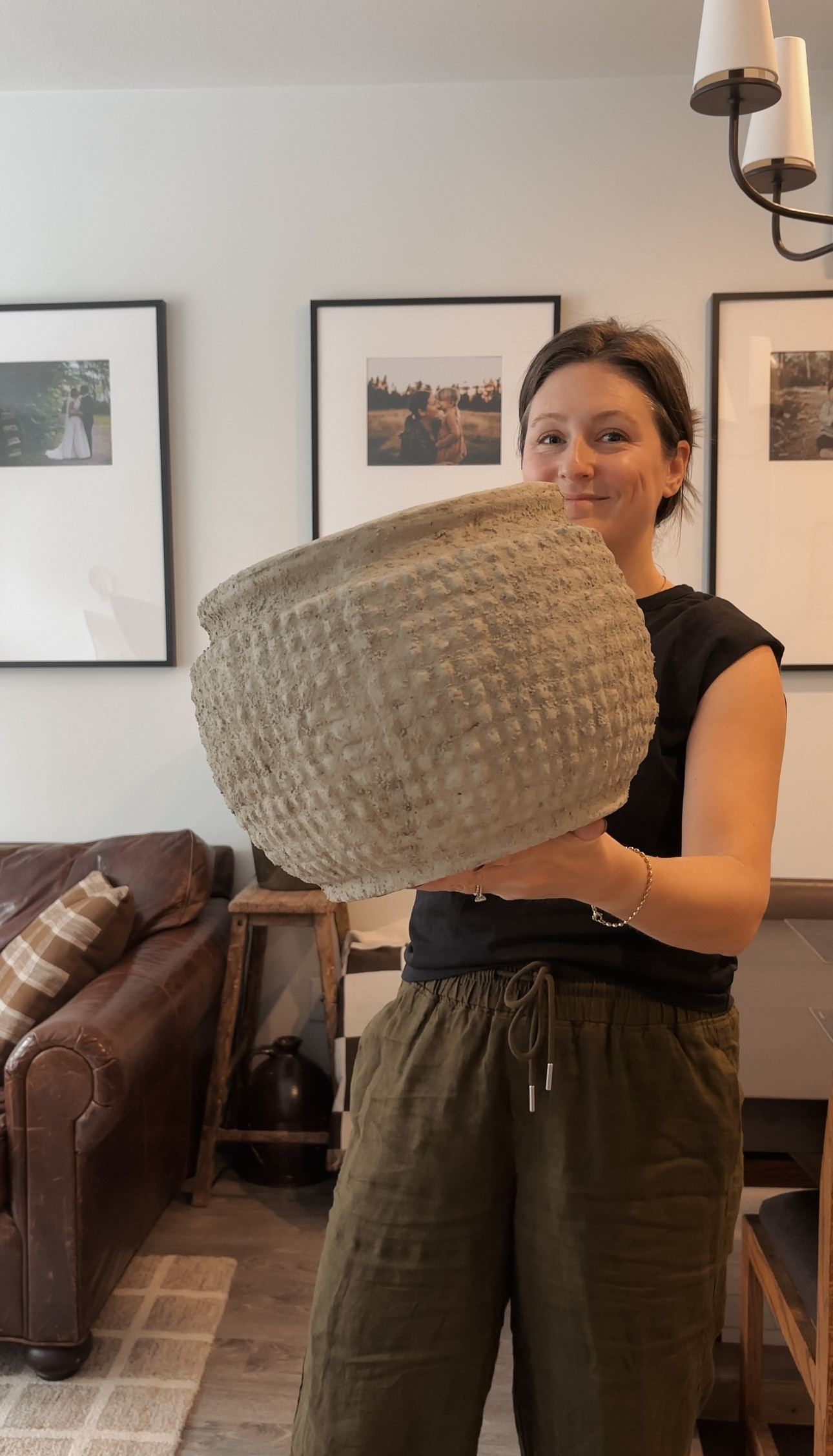 If there’s one thing I love, it’s finding affordable home decor that looks like it came straight from a high-end designer store—this modern organic planter is one of those gems! With its textured, handcrafted-inspired design and earthy neutral tones, it seamlessly fits into modern, organic, and transitional home decor styles. It’s the perfect statement piece for spring styling, whether you’re using it to showcase an indoor tree, add height to a cozy corner, or refresh your patio decor with lush greenery. Finding budget-friendly home finds that feel elevated isn’t always easy, but this planter proves that you don’t have to splurge to get that curated, high-end look. If you're searching for a large, timeless planter that pairs effortlessly with neutral home decor and organic modern interiors, this one is a must-have. Tap to shop and grab this beauty before it's gone! 🛒✨ #lookforless #dupe #spring #backyard 

 #LTKSeasonal #LTKHome