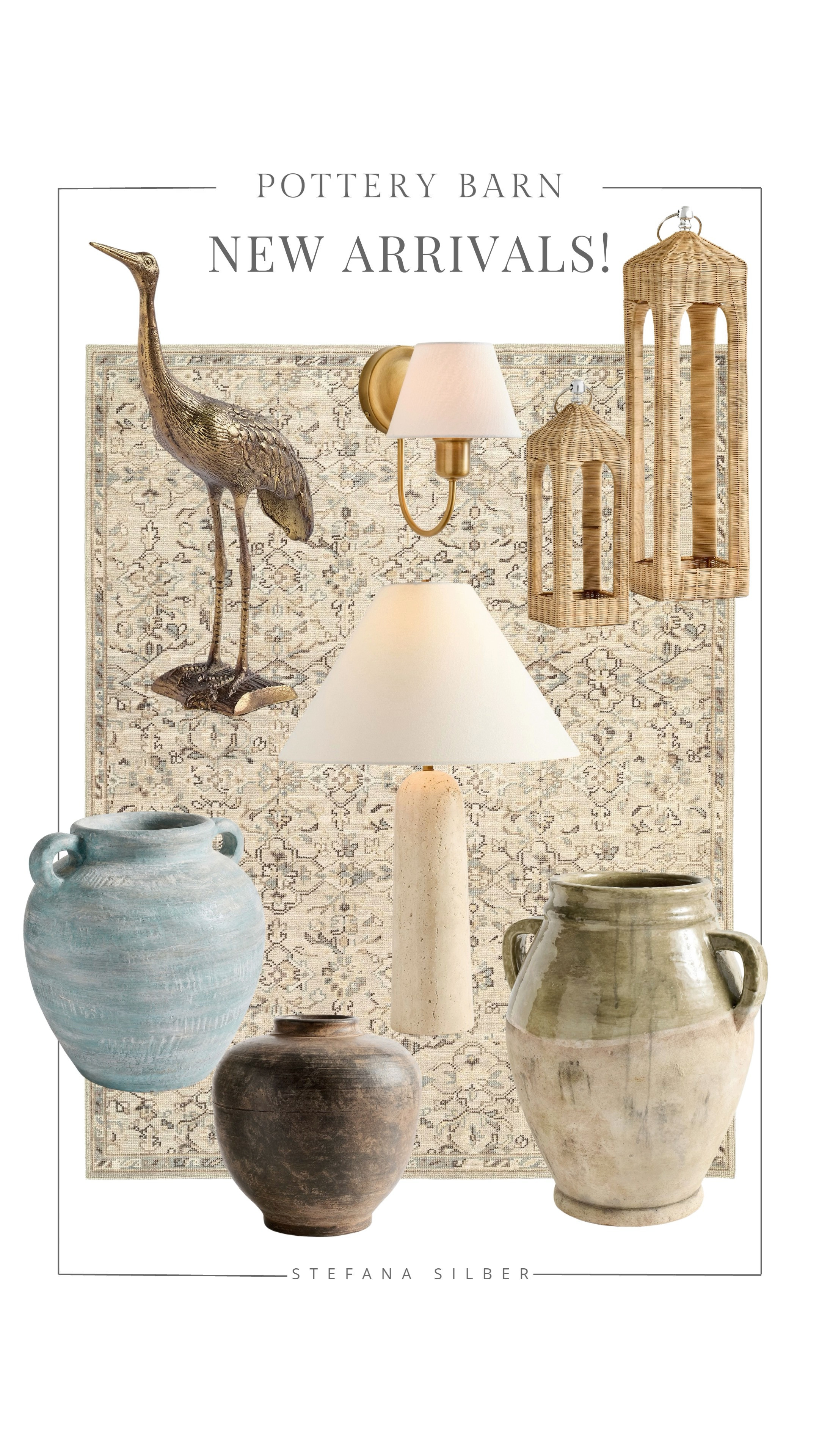 New arrivals at Pottery Barn! 

Home decor, spring decor, hand-knotted rug, vases, decorative objects, woven lanterns, lamp

#LTKHome #LTKWatchNow #LTKSeasonal