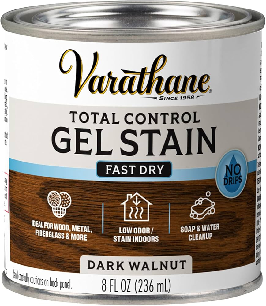Varathane Total Control Gel Stain | Low Odor Water-Based Formula | Thick Gel Formula for Vertical... | Amazon (US)