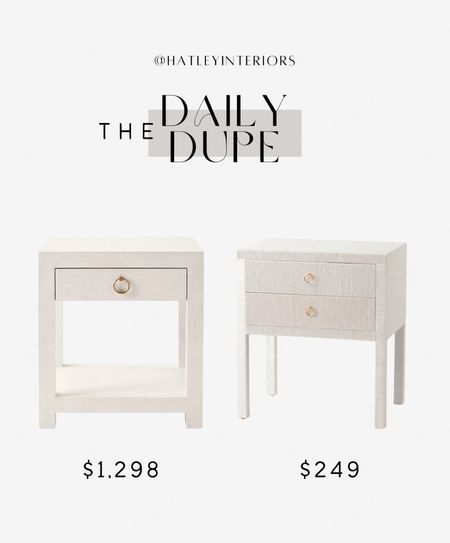 today’s daily dupe!

serena & lily nightstand dupe, bedroom nightstand, linen nightstand, light colored nightstand, nightstand with drawers, nightstand with storage, tj maxx finds 

#LTKsalealert #LTKhome