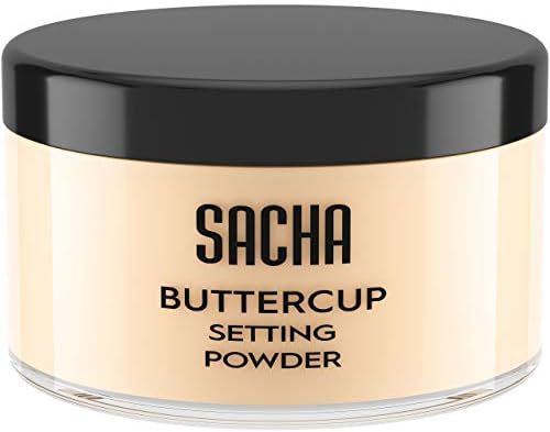 Sacha BUTTERCUP LIGHT Setting Powder. Camera Ready. No White Cast or Ashy Flashback. Blurs Fine L... | Amazon (US)