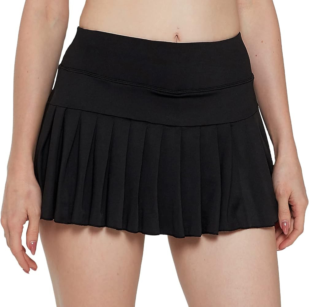 HonourSex Women Tennis Skirt Pleated Golf Skirts with Pockets Skort Workout Sports Hiking Athleti... | Amazon (US)