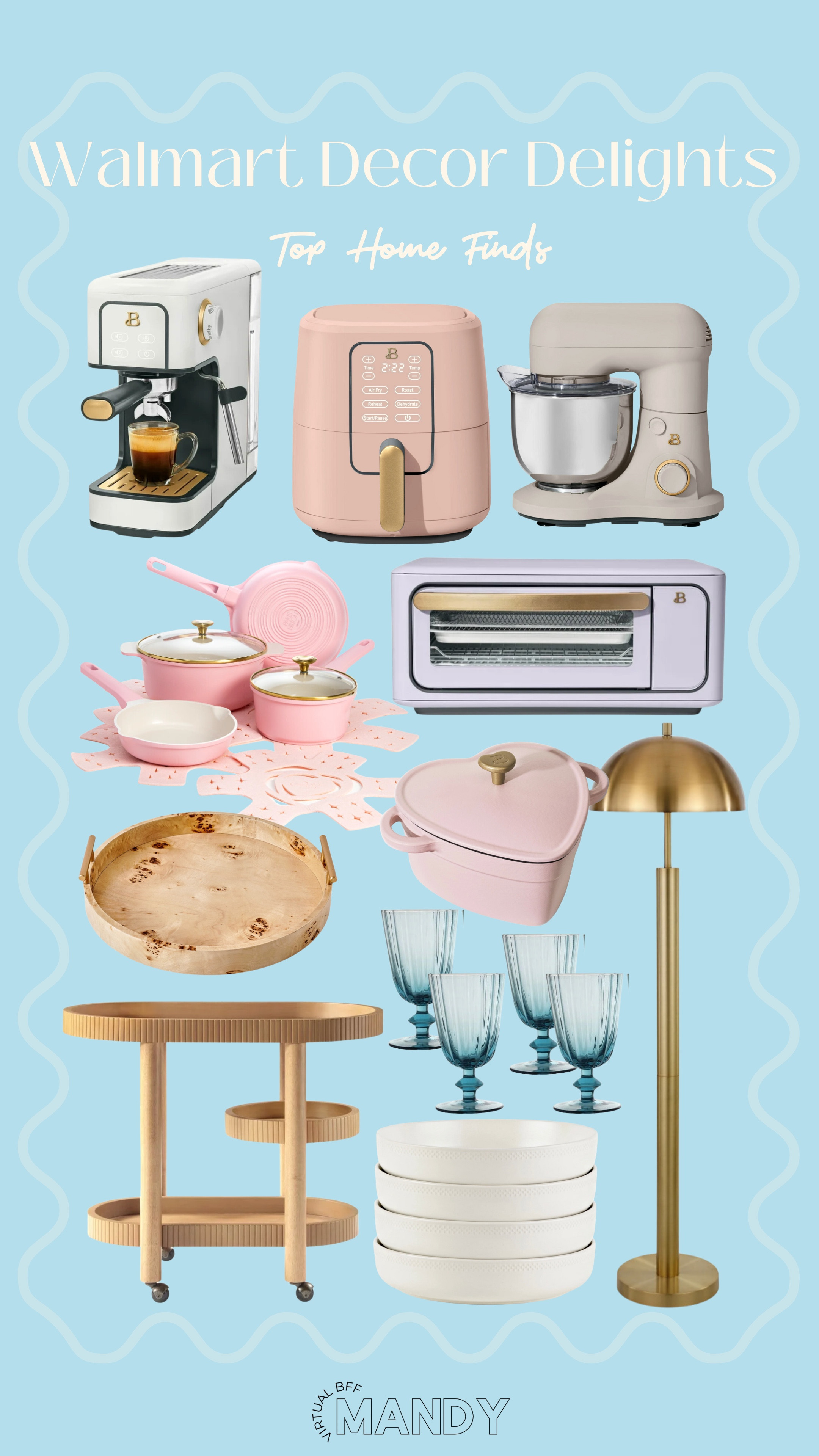 Top Home Finds from Walmart! 

Holiday gift guide - gift guide - gift inspo - home decor - home finds - kitchen gadgets - air fryers - pans - espresso machine - lamp - bar cart 

#LTKHome #LTKGiftGuide #LTKHoliday