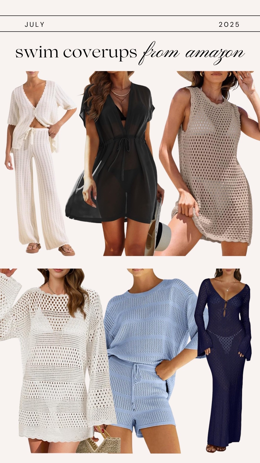 Amazon Swim Coverups // Amazon Fashion // Summer Swim // Summer Outfits 

#LTKSwim #LTKStyleTip #LTKTravel