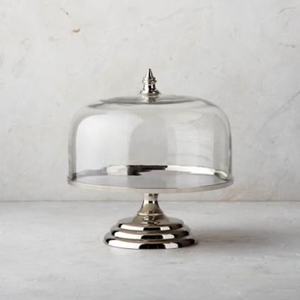 Amelie Cake Servers with Cloche | Frontgate | Frontgate
