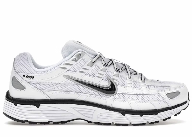 Men's Nike P6000 Sneakers in White/Metallic Silver/Black | StockX