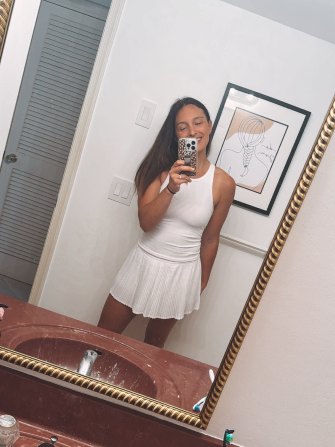 all white fit🤍 
top: size 6
skirt: size 6

#LTKMidsize #LTKFindsUnder50 #LTKFindsUnder100