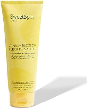 SweetSpot Labs Feminine Wash, Gentle Vanilla Blossom Scent, with Shea Butter and Aloe Vera, Sulfa... | Amazon (US)
