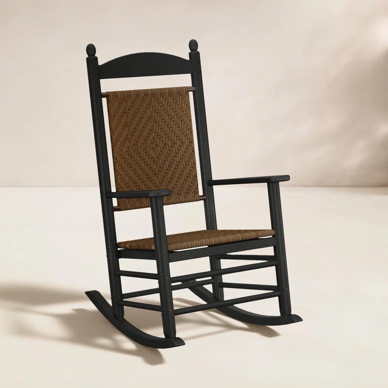 POLYWOOD Rocker Jefferson Woven Rocking Chair | Wayfair North America
