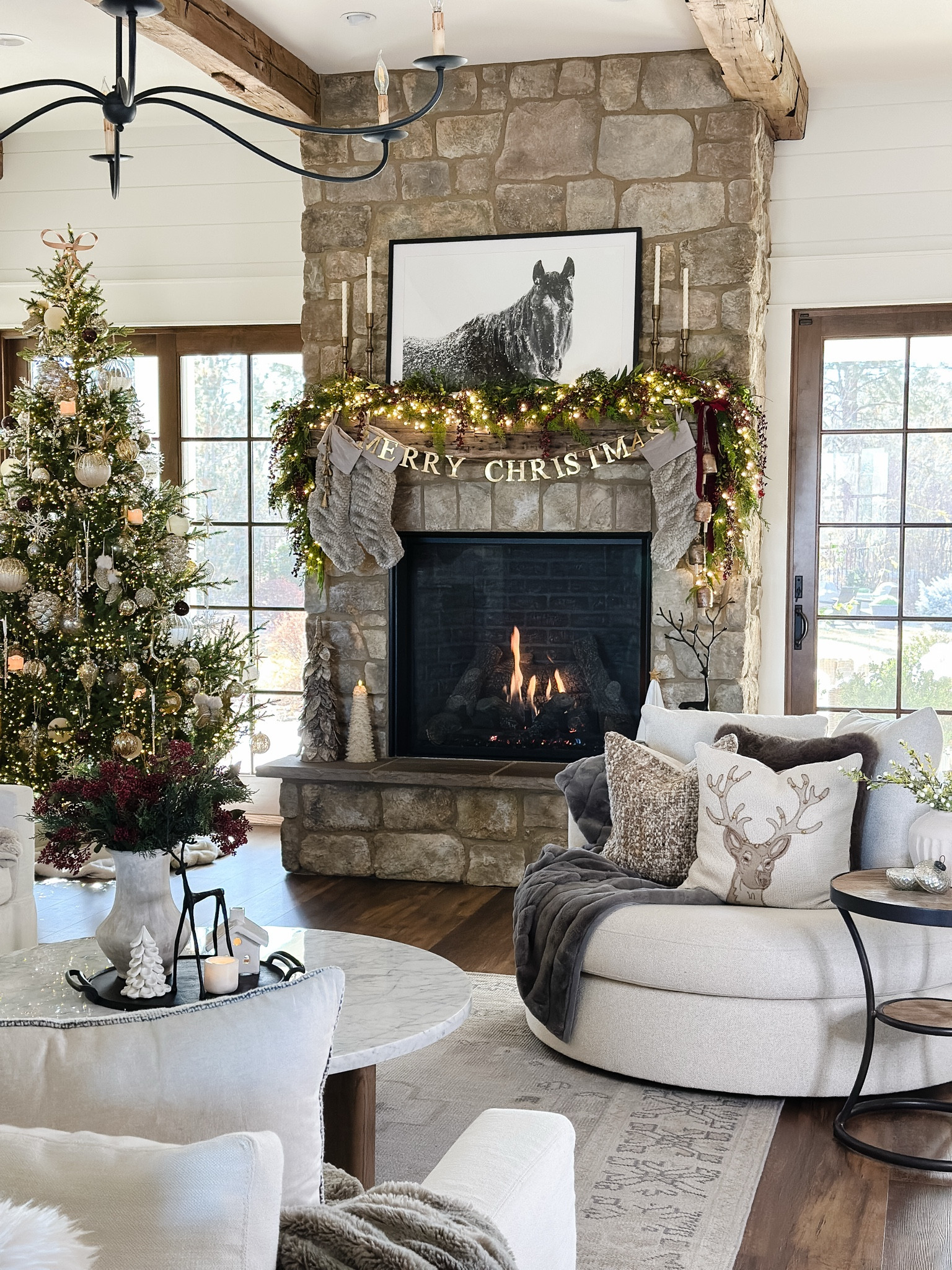 The 🤍 of our home

Christmas Tree
PotteryBarn
Cozy living room
Swivel chair
Neutral home
Marble coffee table
Horse art
Mantle 
Fireplace
Family room

#LTKHome #LTKHoliday
