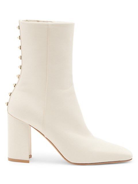 Rockstud Leather Booties | Saks Fifth Avenue
