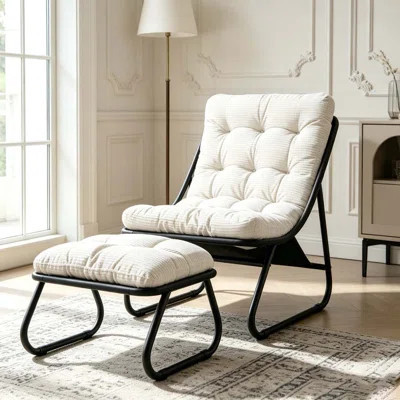 Patio Outdoor Lounge Chair with Ottoman | Wayfair North America