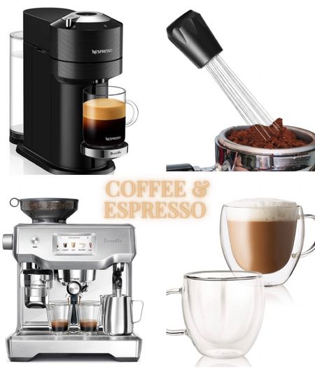 My favorite Coffee and Espresso makers. I use my Breville Barista Touch Espresso Machine EVERY day! These double wall glass cups are the BEST! 

#LTKGiftGuide #LTKhome #LTKfamily