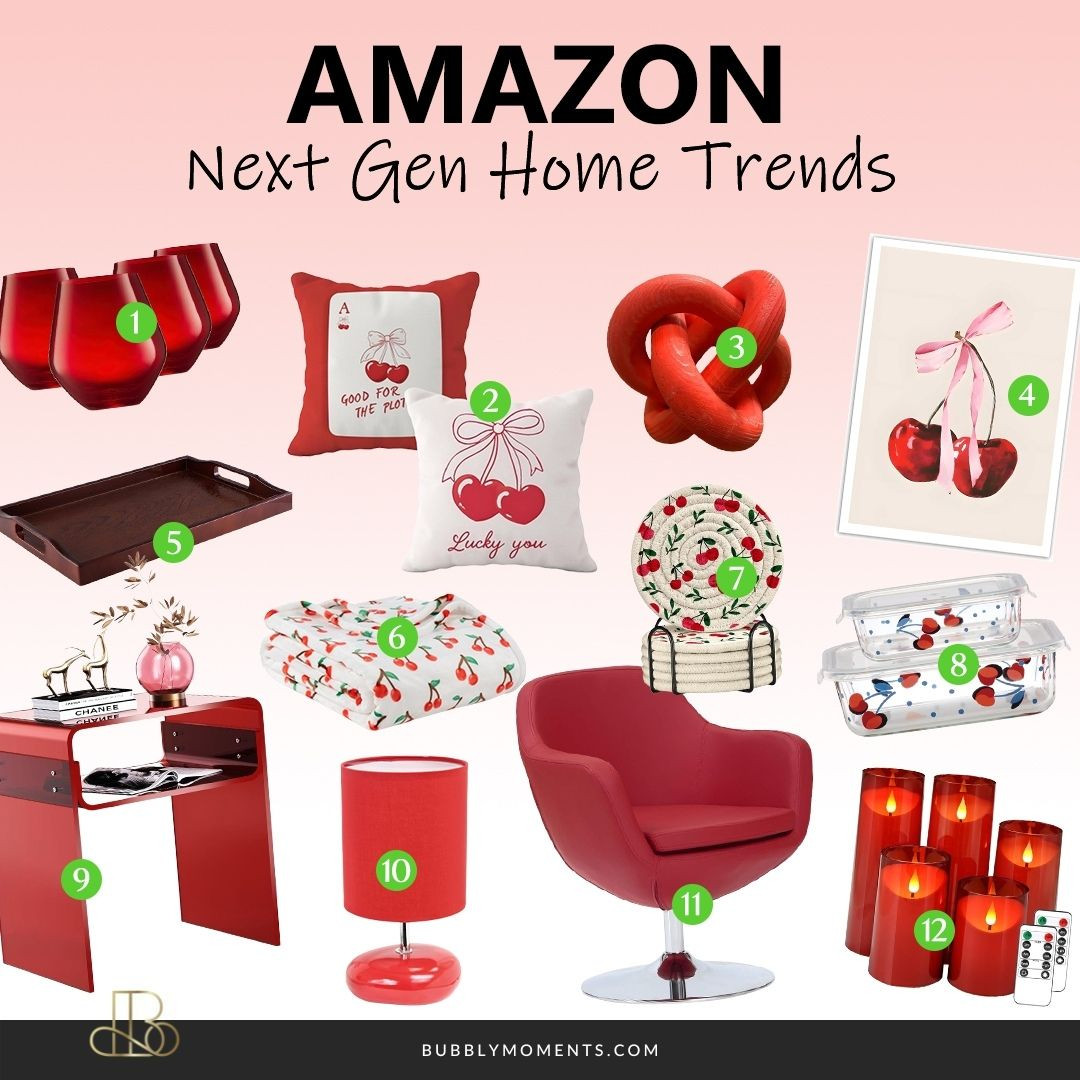 Red is a standout trend in next gen home style ❤️ These red home finds add warmth and a modern touch to any space. From subtle accents to bold statement pieces, this trend makes it easy to refresh your home with colour while keeping it clean and stylish.
Perfect for the living room, bedroom, kitchen, or home office, red decor pairs well with neutral tones and modern designs. These pieces help create a space that feels updated, inviting, and thoughtfully styled.
If you’re looking to try a new home trend without overdoing it, these red home finds are a great place to start. Save this post for inspiration, tap to shop, and add a modern pop of red to your space ✨
#LTKHome #LTKFindsUnder100 #LTKFindsUnder50 #hometrends #redhomedecor #nextgenhome #modernhome #interiorinspo #homedecor #designinspo #trendingdecor #amazonhome #amazonfinds #amazonhomefinds #homestyle 

 