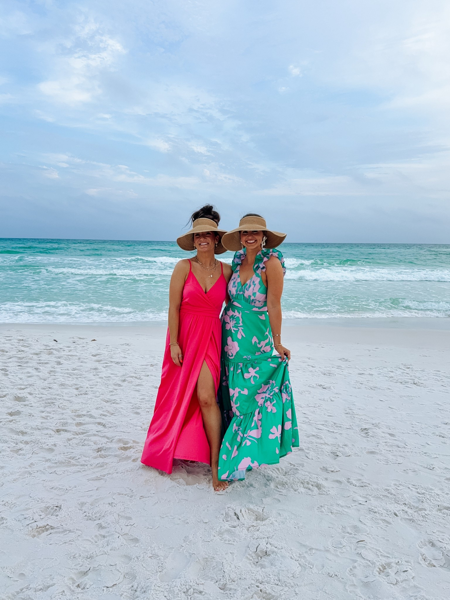 Beach vibes! Dorothy is actually ima swim set 😍😍 so gorge!! Both of us are in our true size and they come in other colors! These roll up beach hats are perfect for travel if you’re going to the beach! 

#LTKSeasonal #LTKFindsUnder50 #LTKStyleTip
