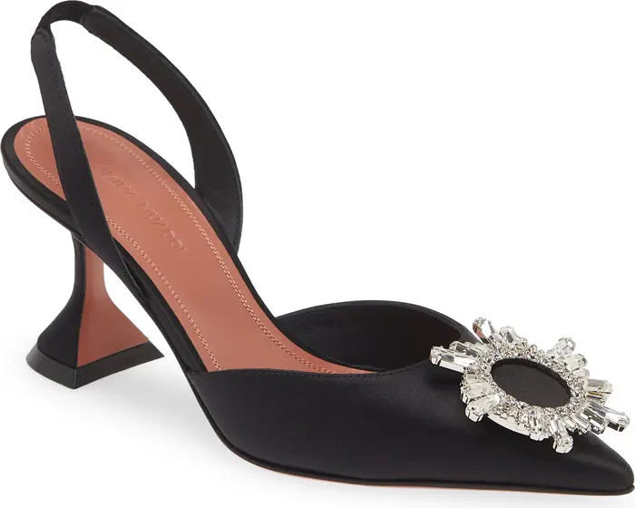 Begum Crystal Pointed Toe Slingback Pump (Women) | Nordstrom