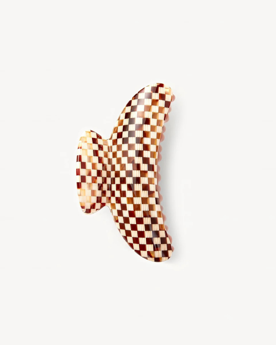 Grande Heirloom Claw in Tortoise Checker | Machete