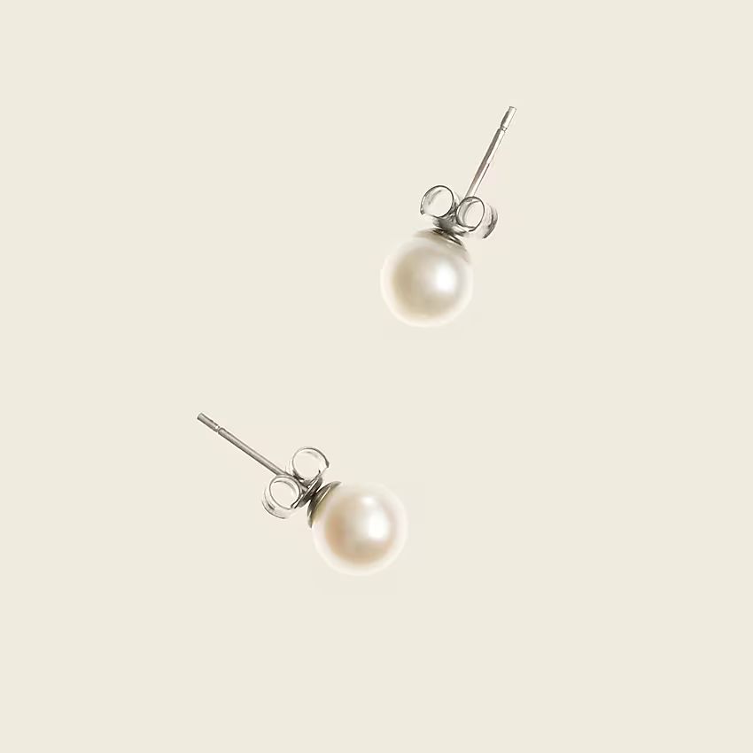 Pearl stud earrings | J.Crew US