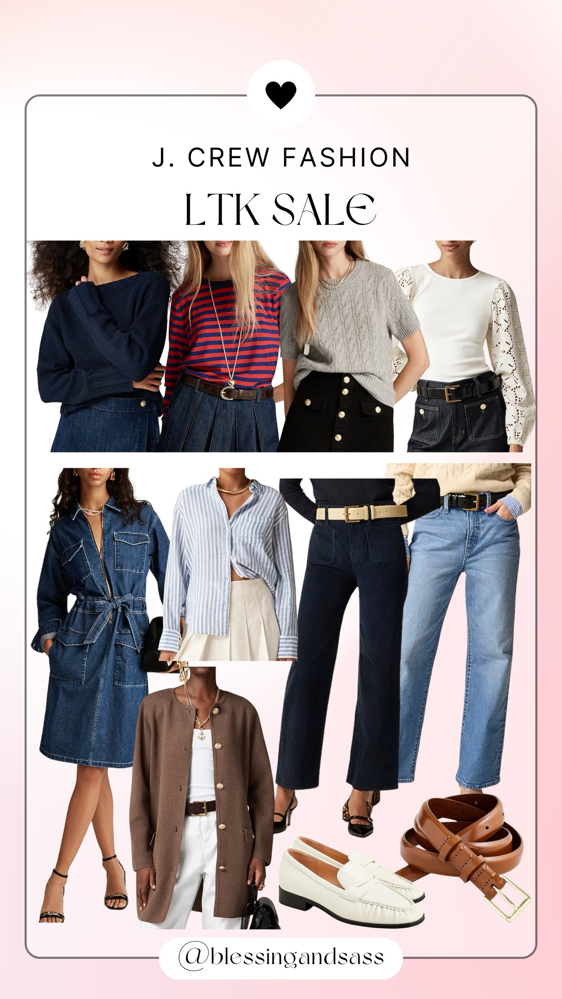LTK Sale! Some of my recent fashion favorites from J Crew! 25% off site wide through the LTK app! 

LTK Sale, J Crew, J Crew Fashion, women’s fashion, women’s style, fall fashion, fall ootd, ootd, outfit Inspo, fall outfit inspo, trendy fashion, trendy style 

#LTKOver40 #LTKStyleTip #LTKFallSale