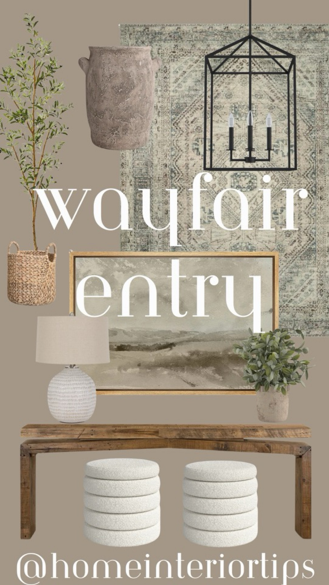 Entryway design from Wayfair

#LTKHome