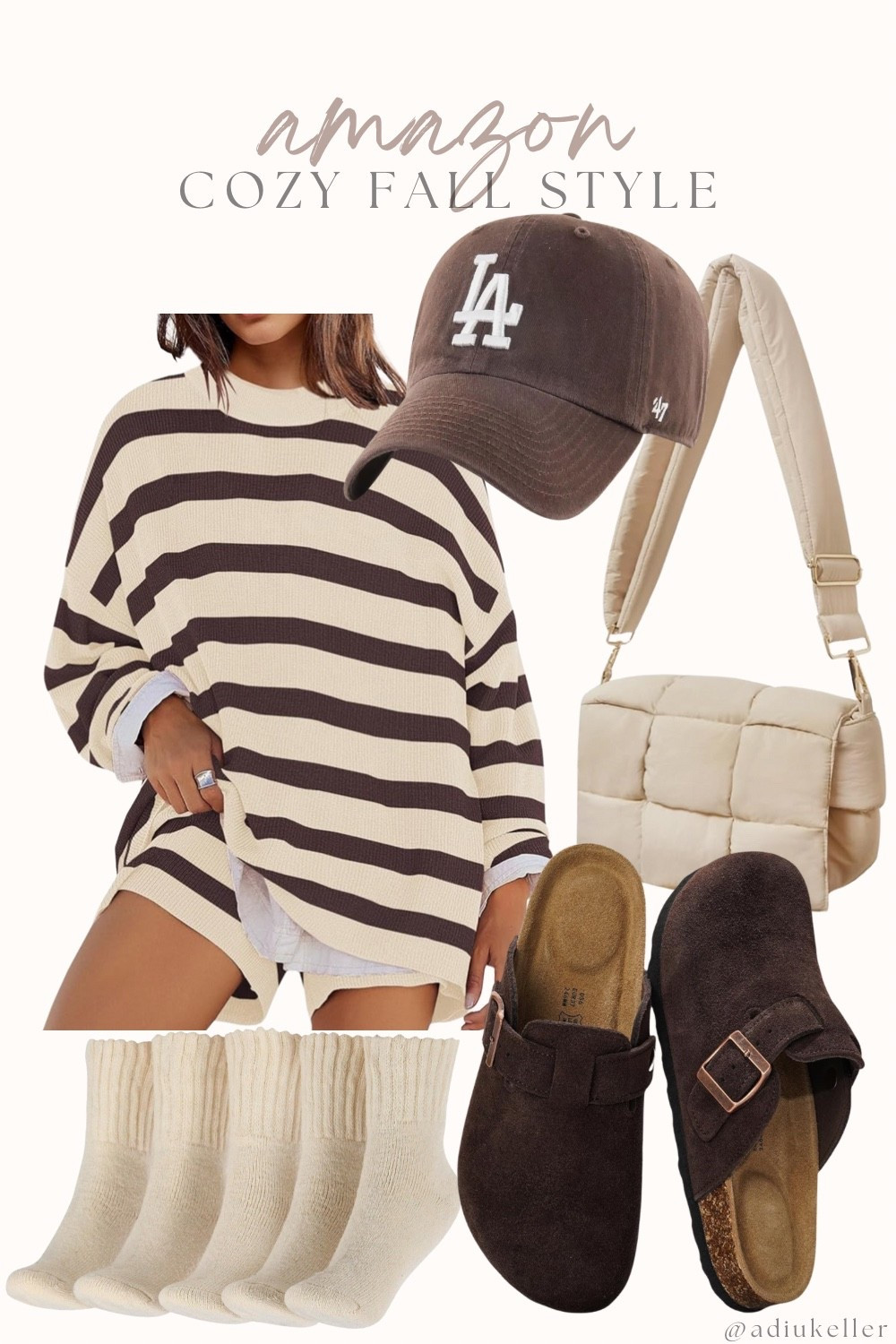 Amazon cozy Fall outfit 🍂 
Neutrals + browns = 😍😍

#LTKFindsUnder50 #LTKSeasonal #LTKStyleTip