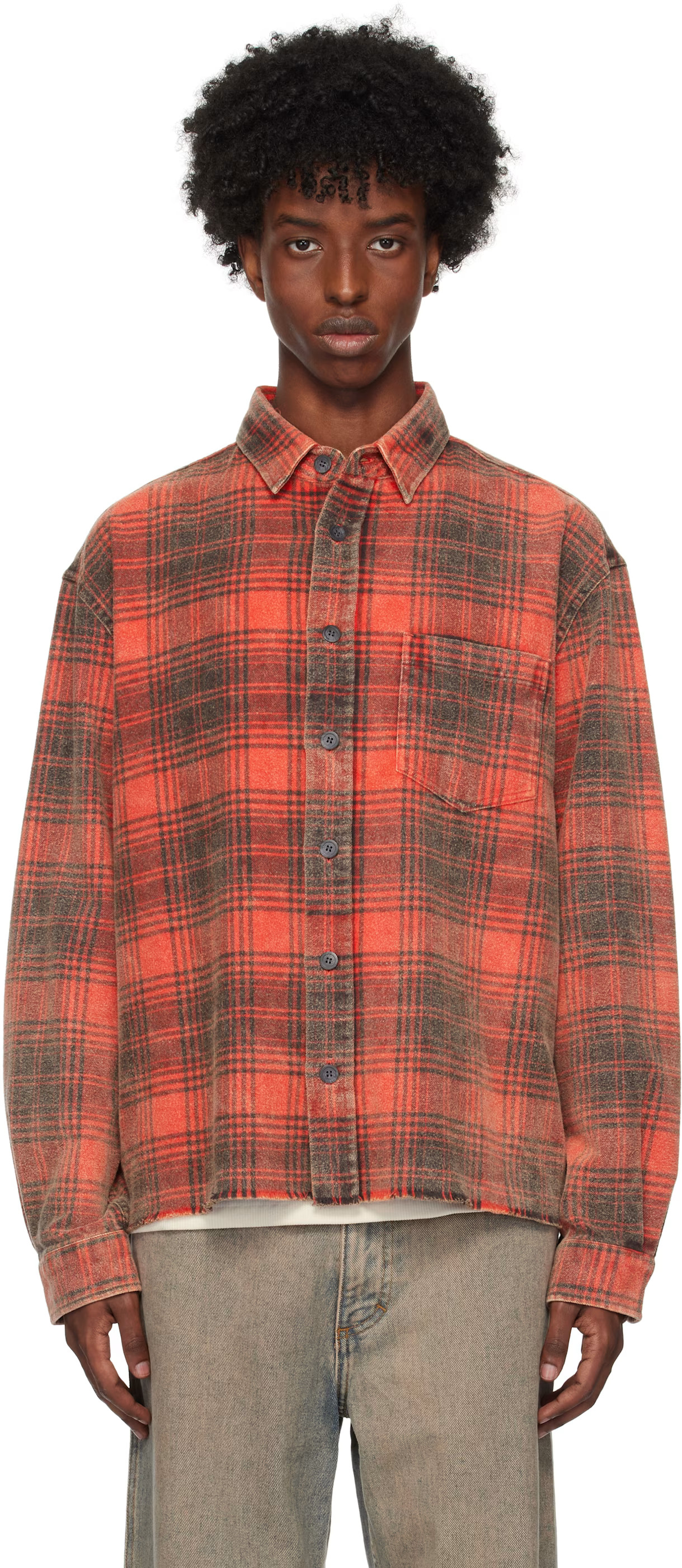 Red Hemi Oversized Shirt | SSENSE