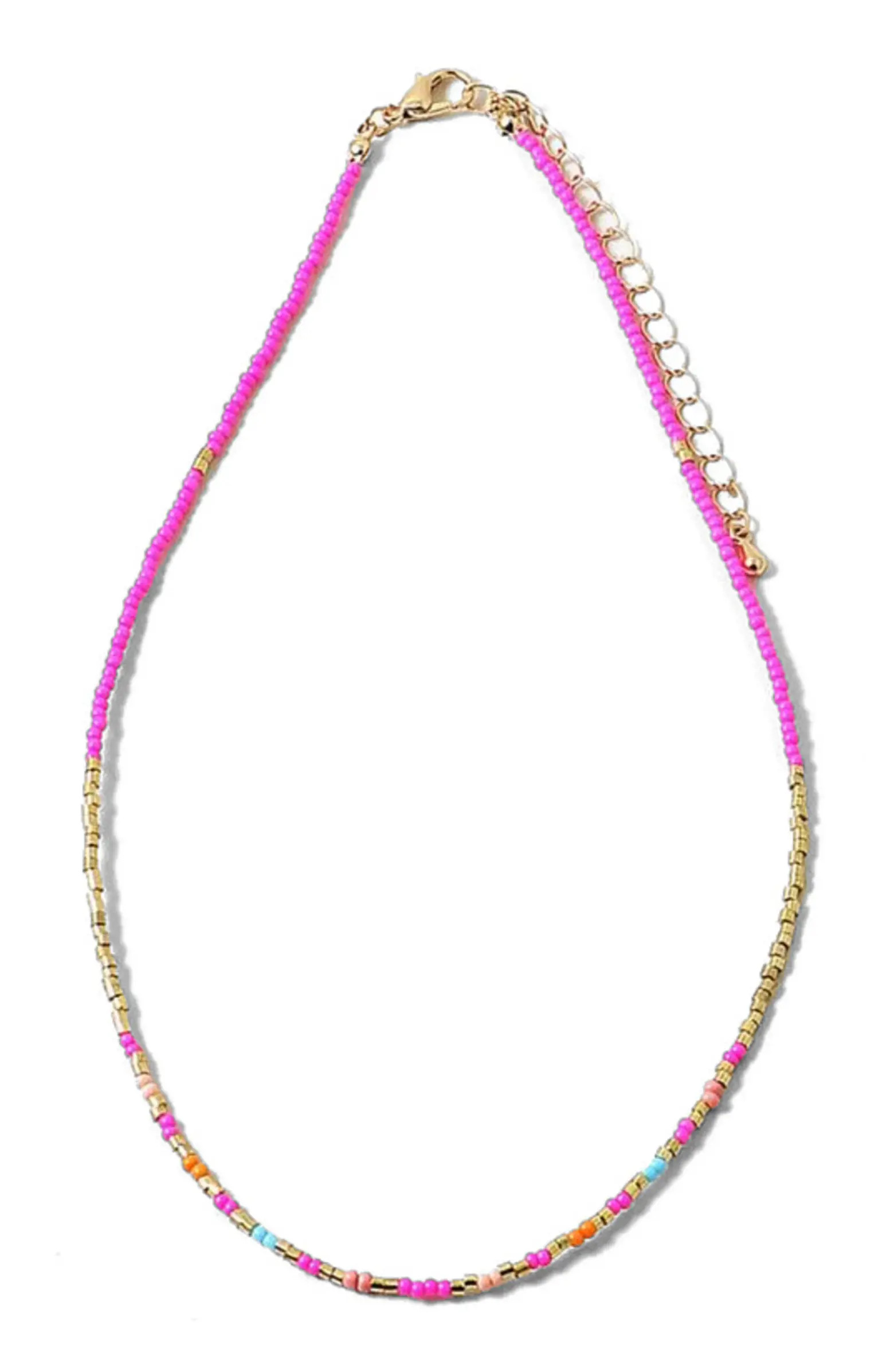 Hot Pink Beaded NecklaceErin McDermott Jewelry | Nordstrom