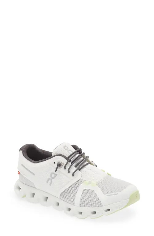 On Cloud 5 Push Sneaker in White/oasis at Nordstrom, Size 10.5 | Nordstrom