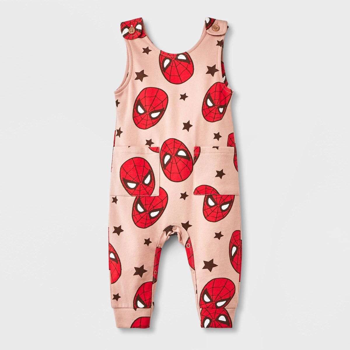 Baby Boys' Marvel Spider-Man Romper - Brown | Target