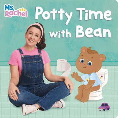 Potty Time with Bean - by Ms. Rachel (Board Book) | Target