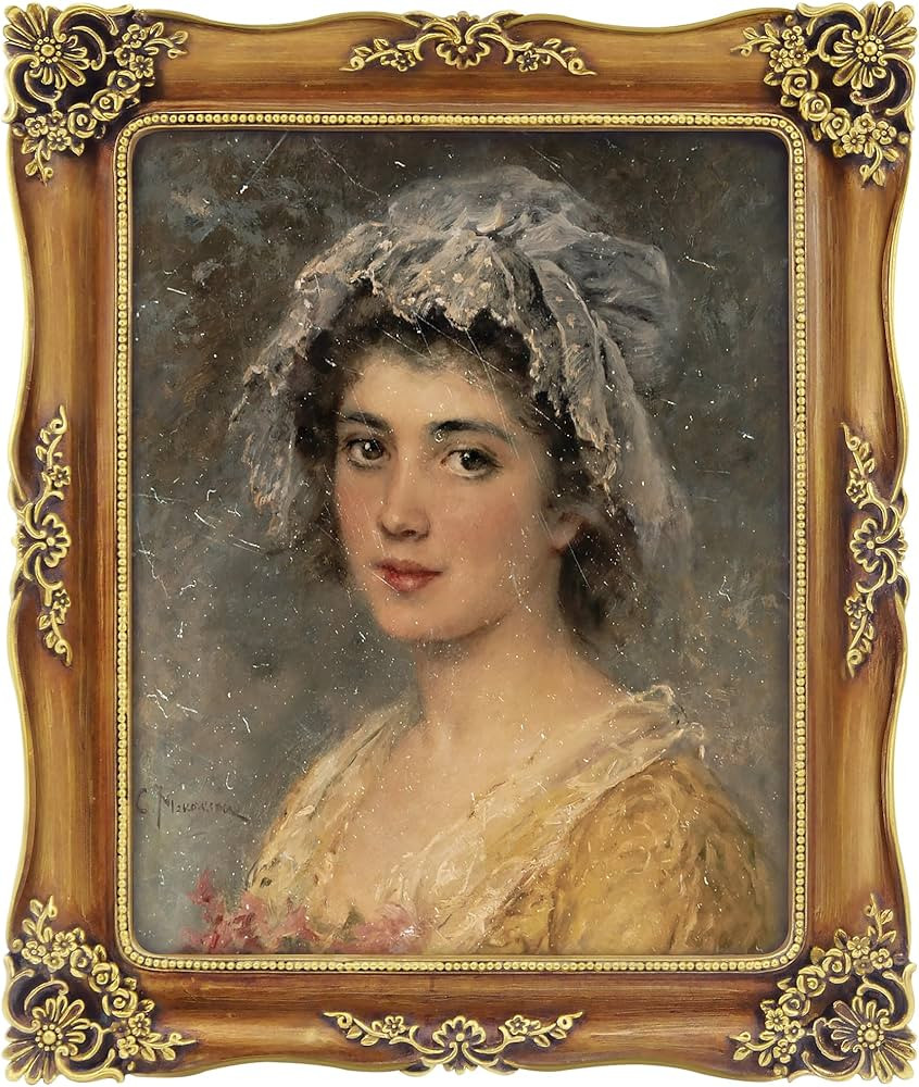 FJXMFRAME Vintage 8x10 Picture Frame Gold Antique Picture Frames for Wall Hanging & Tabletop, Orn... | Amazon (US)