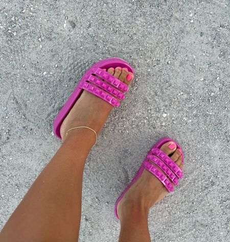 Pink jelly platform sandals tts! 

#LTKShoeCrush #LTKFindsUnder50 #LTKFindsUnder100