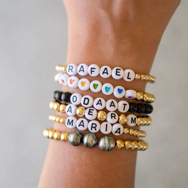 custom black onyx beaded bracelet | Ash Hoffman Jewelry