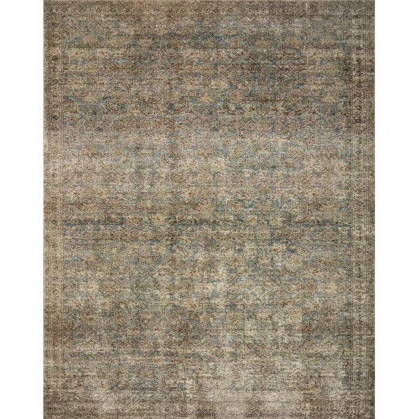Amber Lewis x Loloi Morgan Sea / Sage Area Rug feat. CloudPile | Wayfair North America