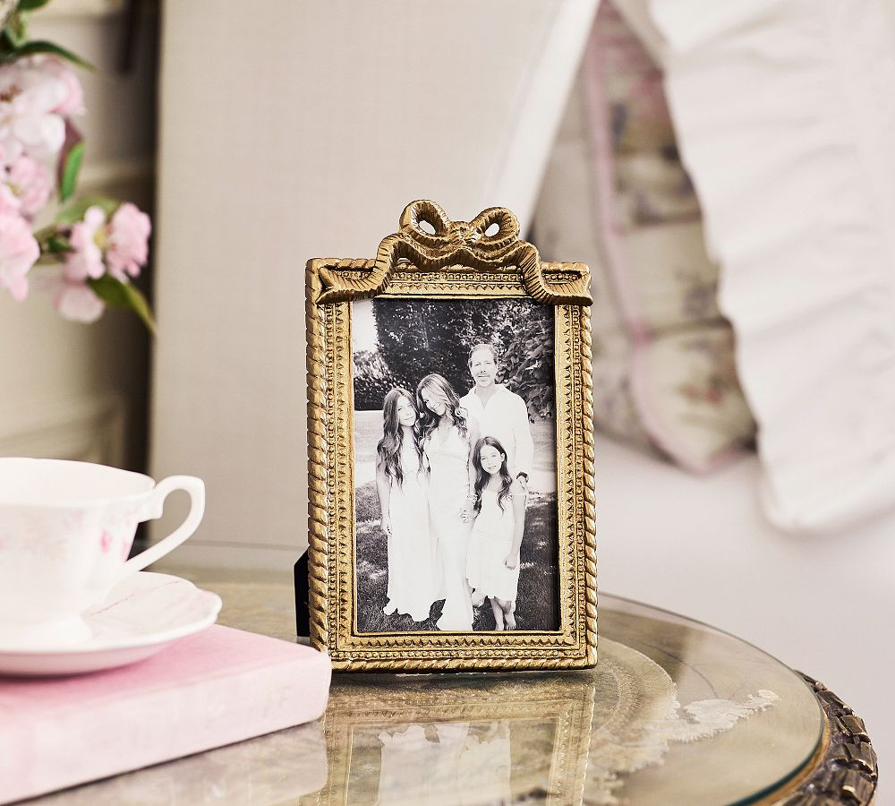 LoveShackFancy Sculpted Bow Frame | Pottery Barn (US)