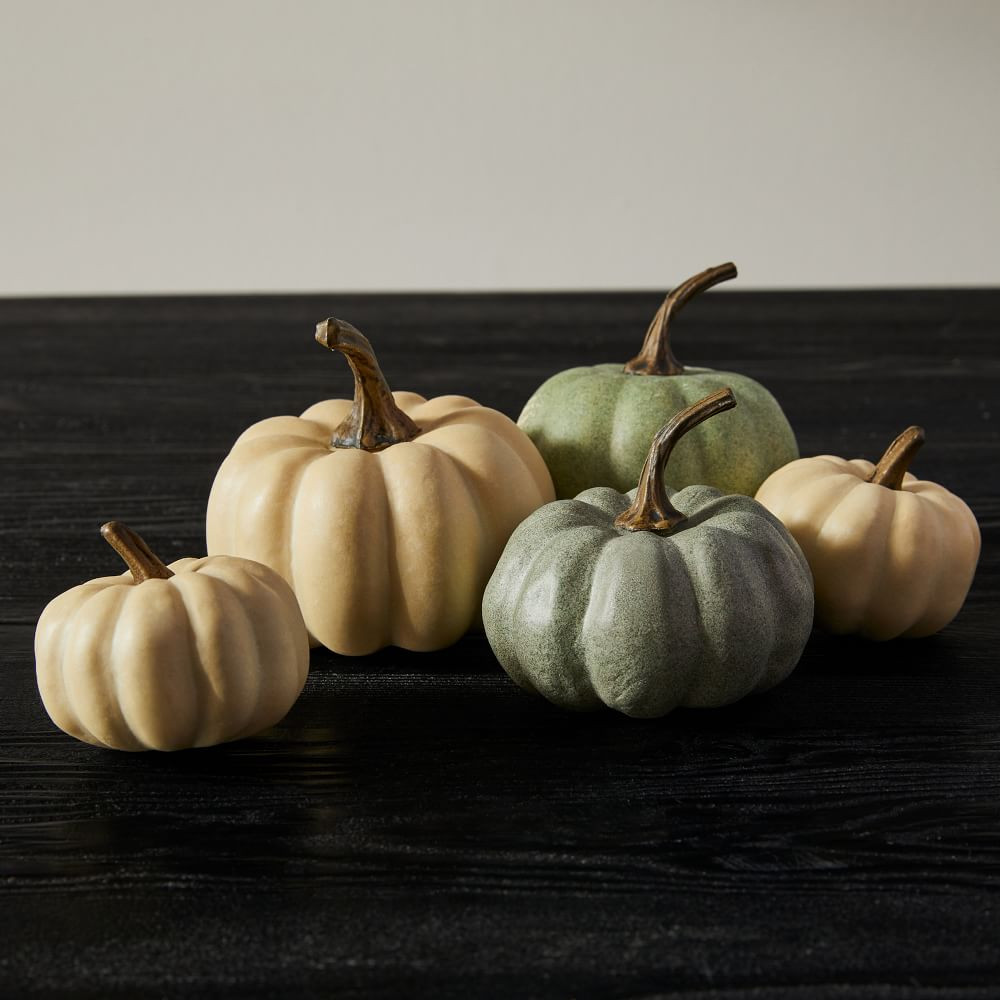 Faux Modern Pumpkin Vase Filler (Set of 5) | West Elm (US)