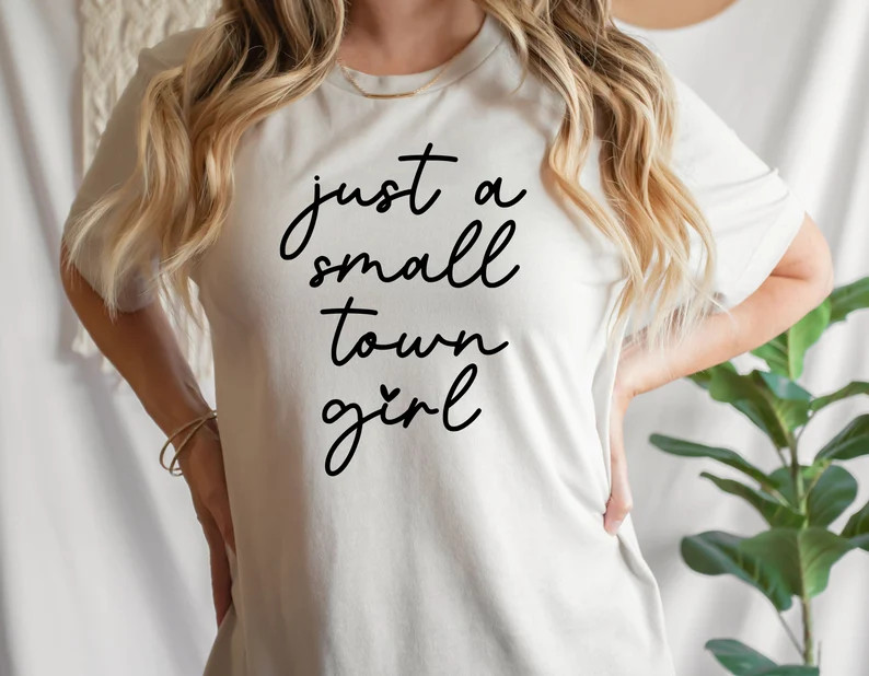 Just a small town girl t-shirt, Journey t-shirt, Tshirt gift for her, concert tshirt, Don't stop ... | Etsy (US)