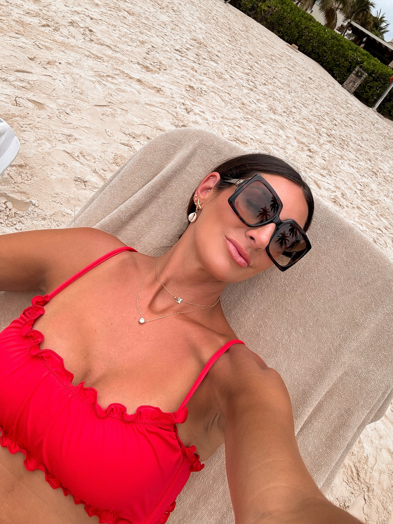 Red bikini | ruffle swimsuit 

#LTKFindsUnder100 #LTKSwim #LTKFindsUnder50