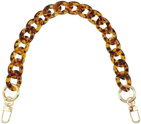 Acrylic Fishbone Leopard Print Purse Clutches Handles Purse Wallet Handle for DIY Crafts Purse Ba... | Amazon (US)