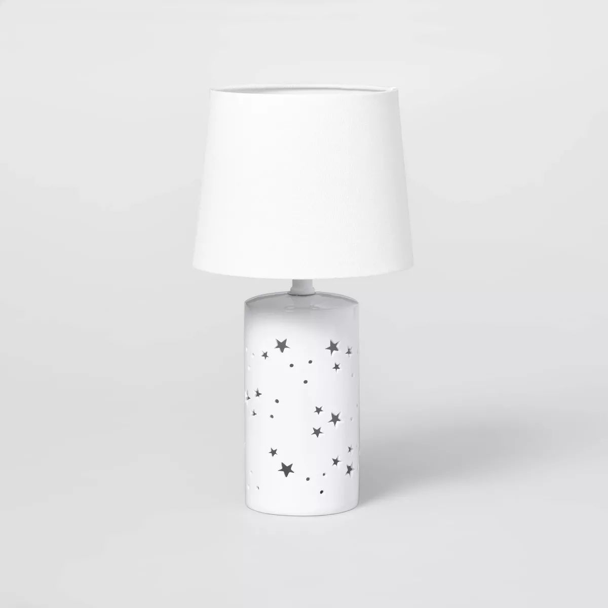 2-in-1 Starry Kids' Table Lamp White - Pillowfort™ | Target