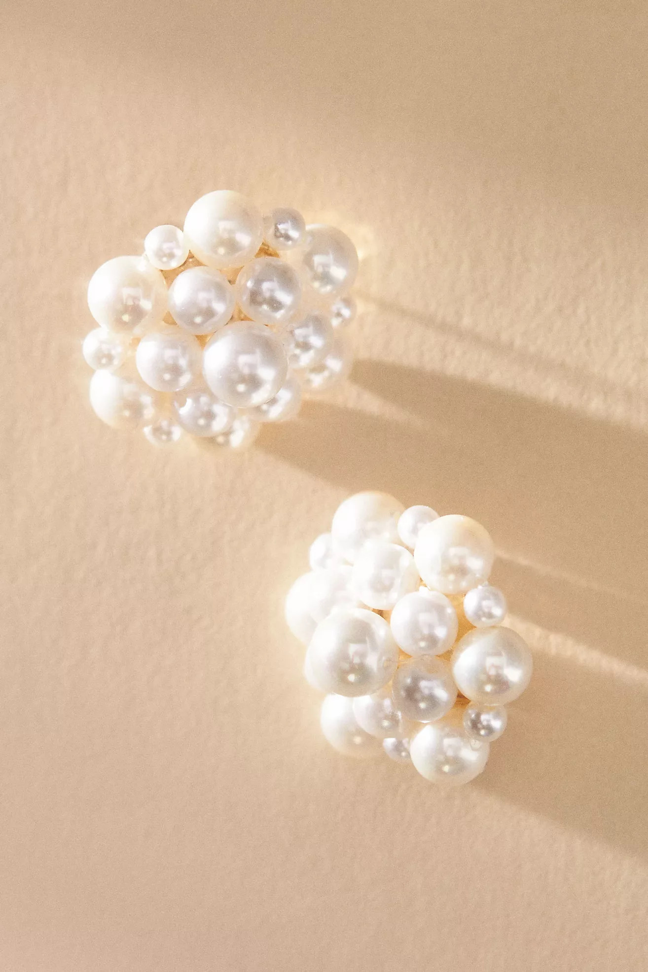 Pearl Cluster Post Earrings | Anthropologie (US)