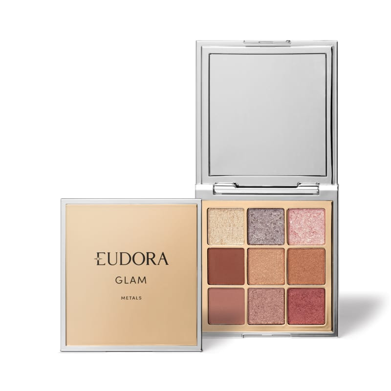 Paleta de Sombra Glam Metals 5,85g | Eudora | Eudora (BR)