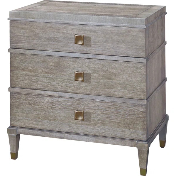Casandria 3 Drawer Nightstand | Wayfair North America