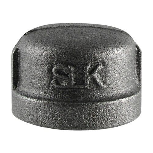 LDR 1-in L Black Iron Cap Fitting Lowes.com | Lowe's