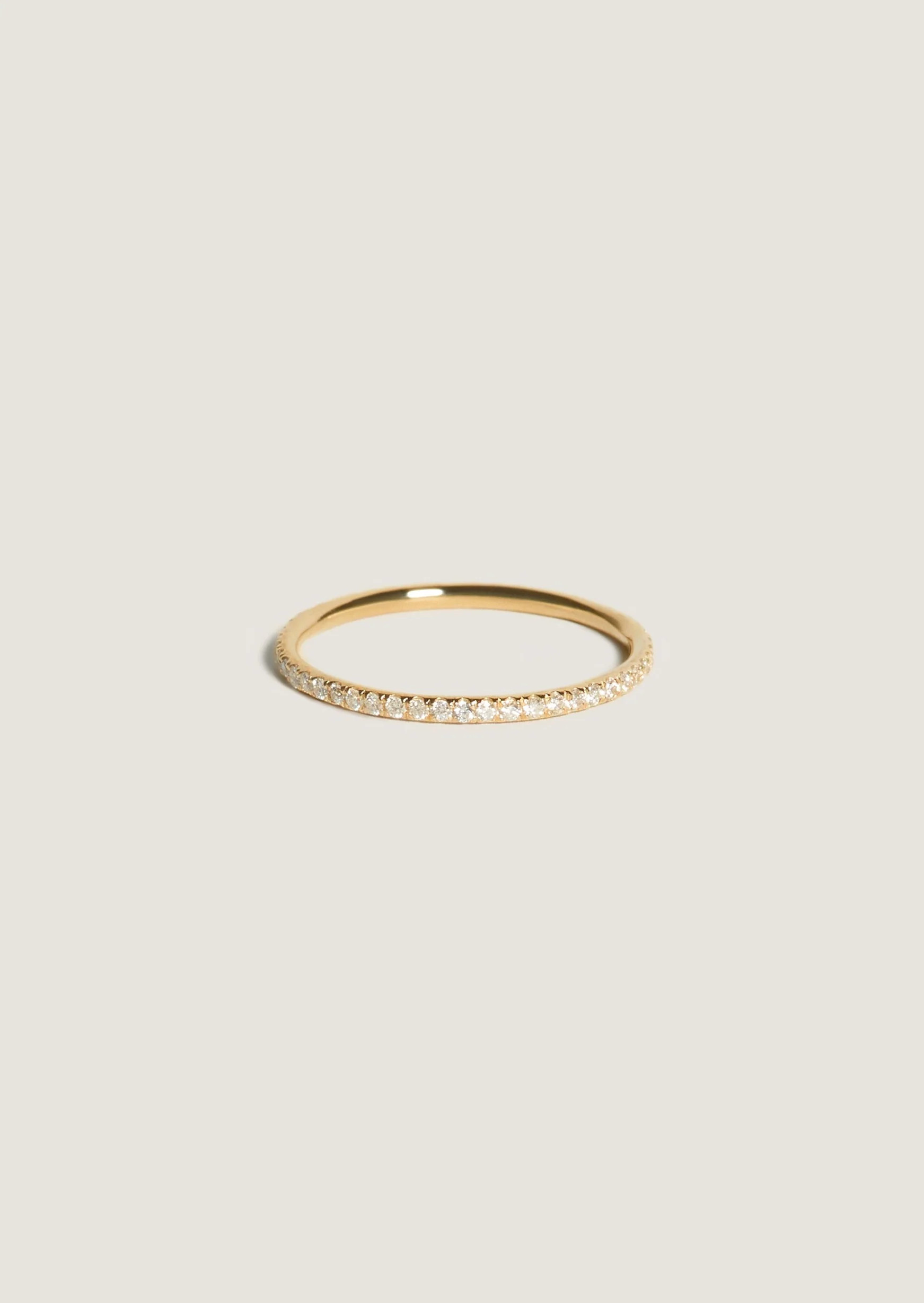 Dahlia Pavé Ring 1.2mm Diamond - Kinn | Kinn