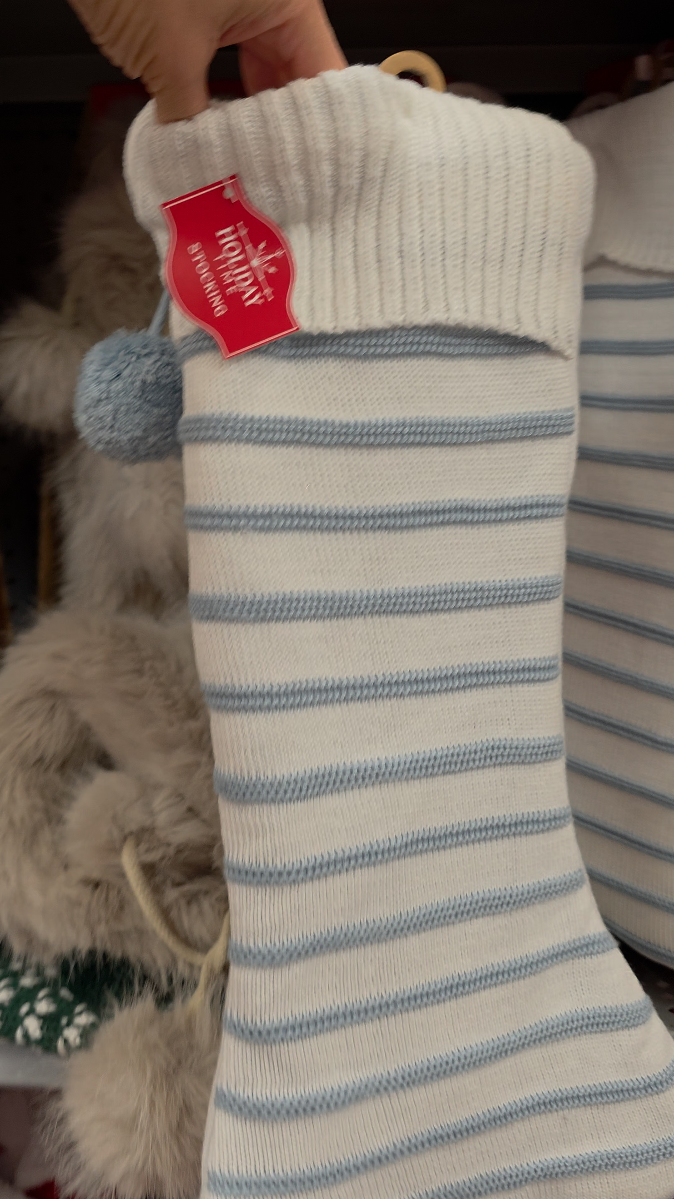 Blue and white Stripe Christmas stocking

#LTKHome #LTKHoliday #LTKSeasonal