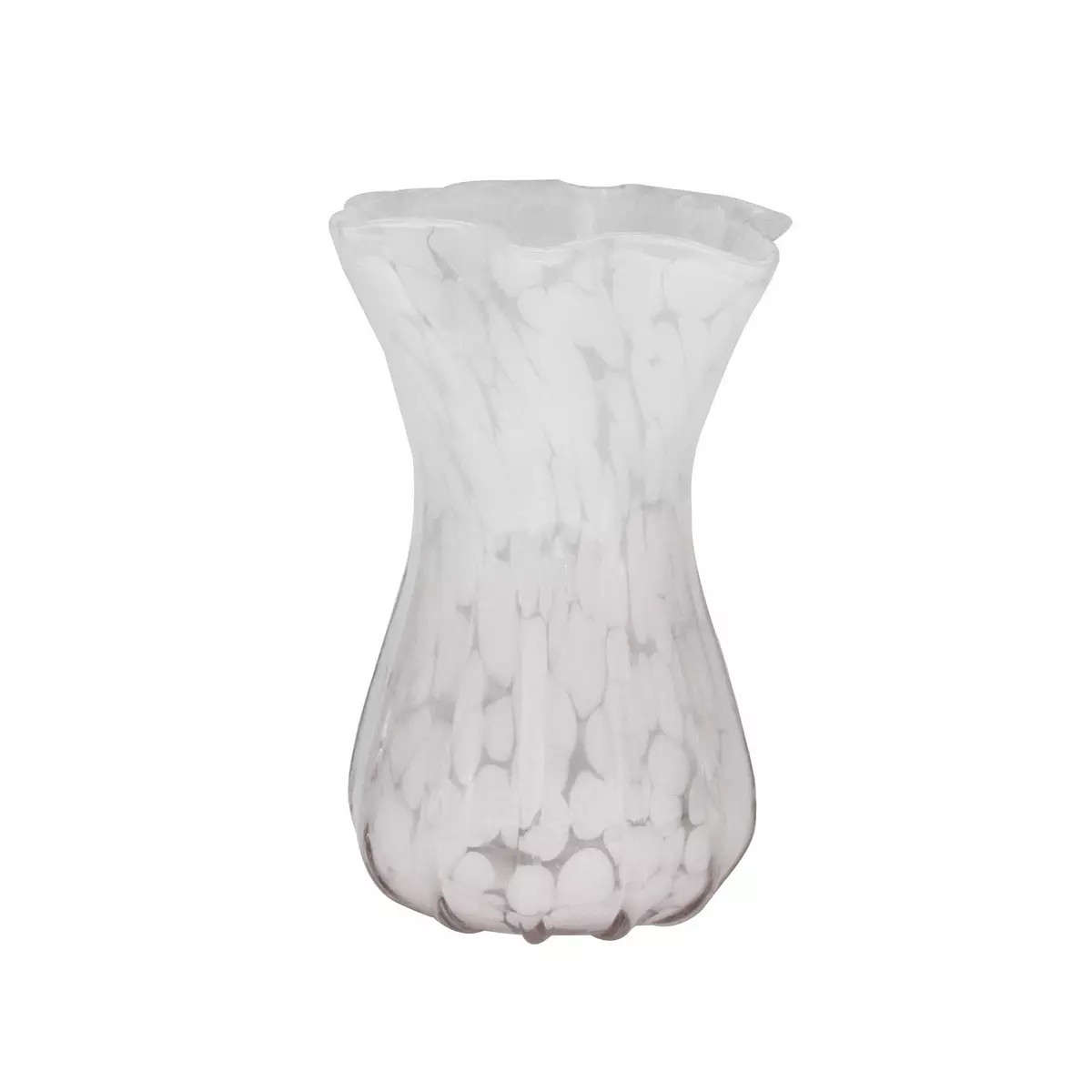 Sonoma Goods For Life® White Speckled Glass Vase | Kohl's